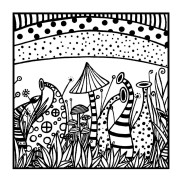 Clay Texture sheets Cernit 9 cm Nature x1