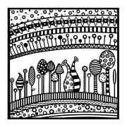 Clay Texture sheets Cernit 9 cm Harmony x1