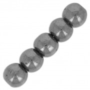 Beads Hematite  6mm x15|raw }}