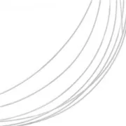 925 Sterling Silver half-hardened wire - Made in Europe - 0.3 mm x 3 m