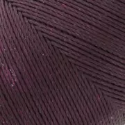 Linhasita waxed thread spool for micro macramé 0.75 mm - Cherry Black (630) x228m