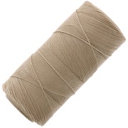 Linhasita waxed thread spool for micro macramé 0.75 mm - Tan (382) x228m