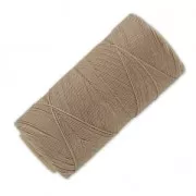 Linhasita waxed thread spool for micro macramé 0.75 mm - Marron glacé (213) x228m