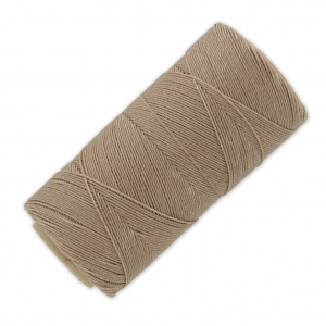 Linhasita waxed thread spool for micro macramé 0.75 mm - Marron glacé (213) x228m