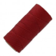 Linhasita waxed thread spool for micro macramé 0.75 mm - Red (233) x228m
