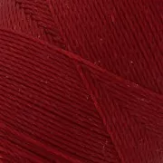 Linhasita waxed thread spool for micro macramé 0.75 mm - Red (233) x228m