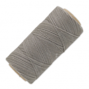 Linhasita waxed thread spool for micro macramé 0.75 mm - Grey (208) x228m