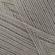Linhasita waxed thread spool for micro macramé 0.75 mm - Grey (208) x228m