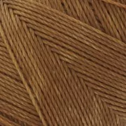 Linhasita waxed thread spool for micro macramé 0.75 mm - Old Gold (604) x228m