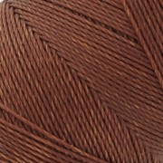 Linhasita waxed thread spool for micro macramé 0.75 mm - Brown (631) x228m