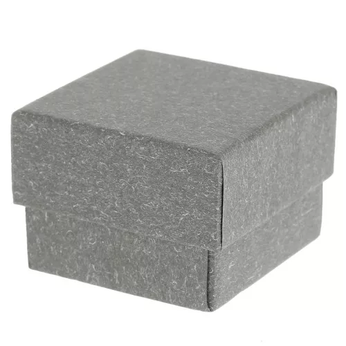 Gift box fancy jewel case 5x5x3.8 cm Grey