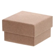 Fancy jewelry box for ring 4.5x4.5x3.2 cm Kraft x1