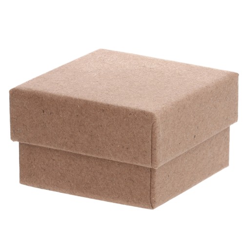 Fancy jewelry box for ring 4.5x4.5x3.2 cm Kraft x1