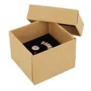 Gift box fancy jewel case 5x5x3.8 cm Kraft