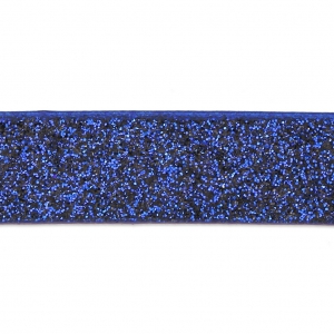 10 mm Dark Blue Glitter Fantasy Plastic Ribbon x1.2m