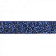 5 mm Dark Blue Glitter fantasy synthetic ribbon x1.2m|raw }}