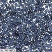 Miyuki Quarter Tila Beads 5x1.2x1.9 mm QTL-2001 - Gunmetal Mat x10g