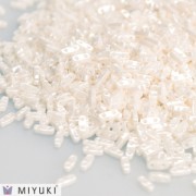 Miyuki Quarter Tila Beads 5x1.2x1.9 mm QTL-592 - Antique Ivory Pearl Ceylon x10g