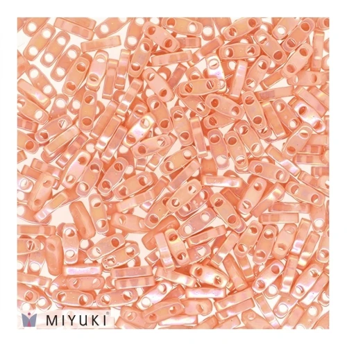 Miyuki Quarter Tila Beads 5x1.2x1.9 mm QTL-596-1 - Opaque Tea Rose Luster x10g