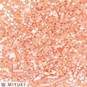 Miyuki Quarter Tila Beads 5x1.2x1.9 mm QTL-596 - Opaque Tea Rose Luster x10g