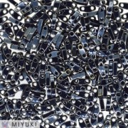 Miyuki Quarter Tila Beads 5x1.2x1.9 mm QTL-464 - Light Gunmetal x10g