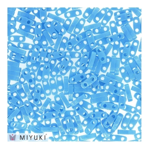 Miyuki Quarter Tila Beads 5x1.2x1.9 mm QTL-413 - Opaque Turquoise Blue x10g