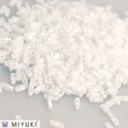 Miyuki Quarter Tila Beads 5x1.2x1.9 mm QTL-402 - White  x10g
