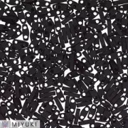 Miyuki Quarter Tila Beads 5x1.2x1.9 mm QTL-401F - Mat Black x10g