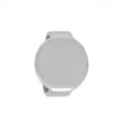 Slider bead 2 mm to decorate - Stainless steel x 1