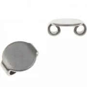 Slider bead 2 mm to decorate - Stainless steel x 1