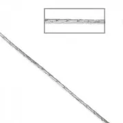 Stainless steel / Paloma mesh chain 0.9 mm x1m