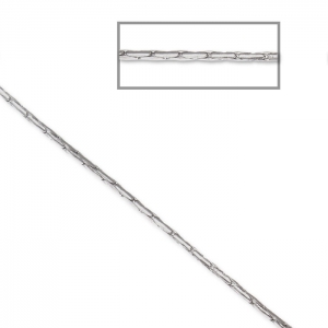 Stainless steel / Paloma mesh chain 0.9 mm x1m