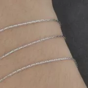 Stainless steel / Paloma mesh chain 0.9 mm x1m