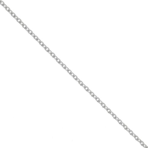 3x4mm 316L stainless steel hammered Cable Chain x1m