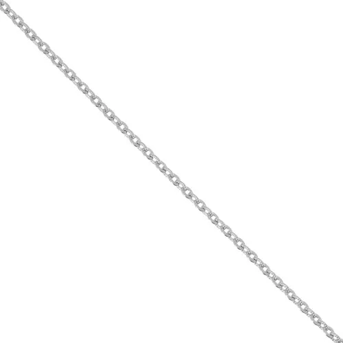 3x4mm 316L stainless steel hammered Cable Chain x1m