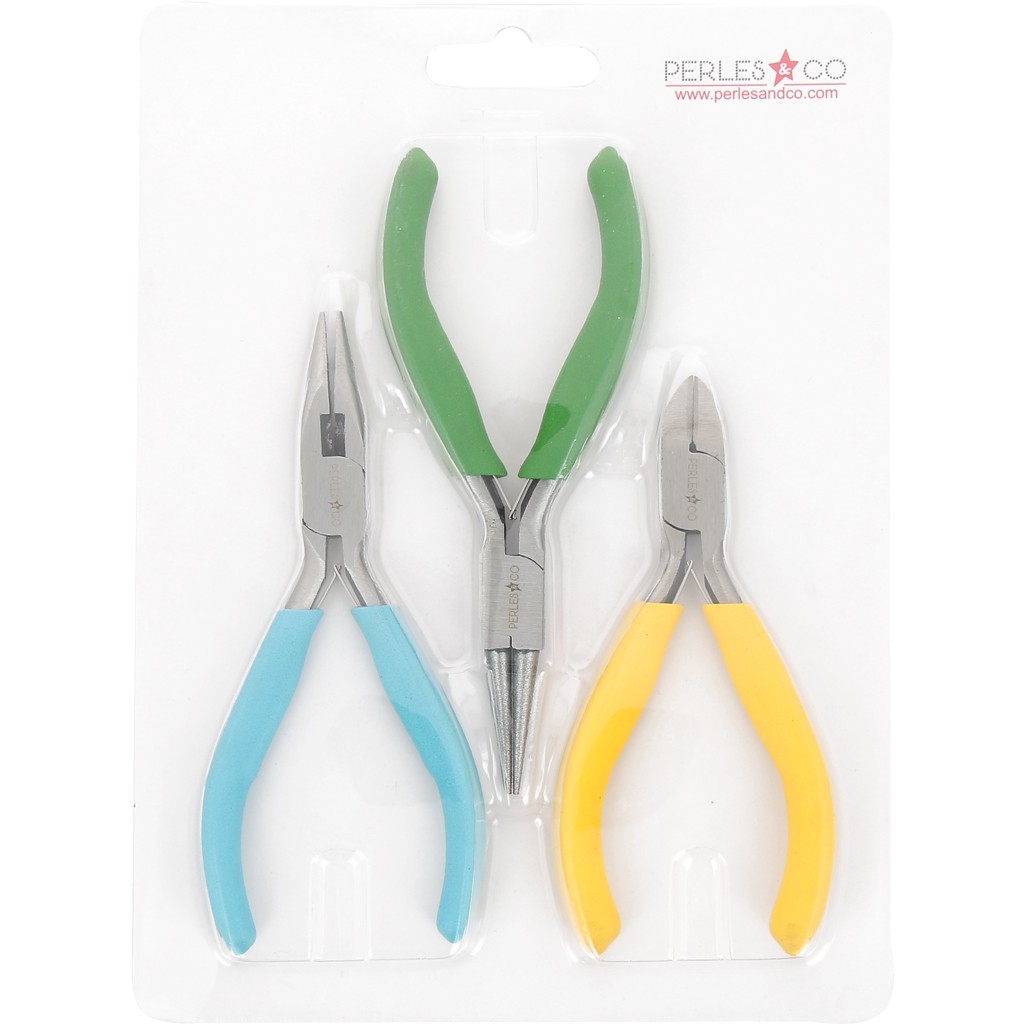 Kit of 3 Pliers professional quality for jewelry Chain nose pliers