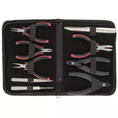 Kit of 9 pliers for jewelry - professional quality