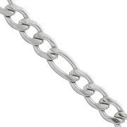 Chain figaro links (1x3) 4 mm Stainless steel x1m