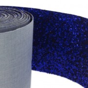 Fancy Glitter ribbon caviar style 10 cm Navy x10cm|raw }}