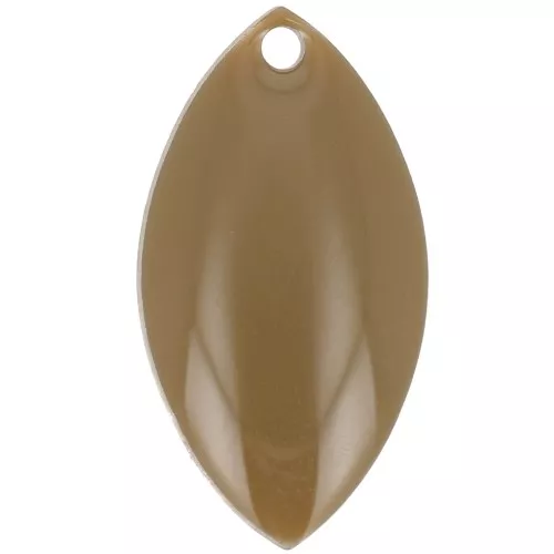Metal and epoxy resin navettes 19x10 mm Olive x 8