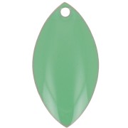 Metal and epoxy resin navettes 19x10 mm Mint x 8|raw }}