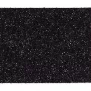 Fancy Glitter ribbon caviar style 10 cm Black x10 cm