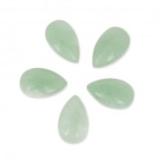 Pear shaped cabochon 20x12 mm Aventurine