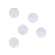 Round cabochon 6 mm Blue Agate