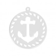 925 Sterling Silver Anchor Charm  21 mm x1|raw }}
