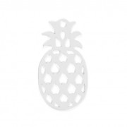 925 Sterling silver Pineappel charm 15 mm x1|raw }}