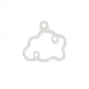 925 Sterling Silver Cloud Charm 11.20 mm x1