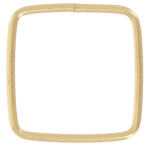 Square Closed Ring 15 mm - Gold filled (gold laminate) x1
