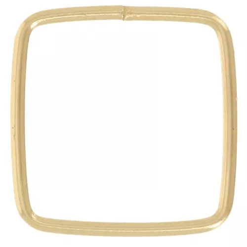 Square Closed Ring 15 mm - Gold filled (gold laminate) x1