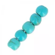 Beads Turquoise Synthetic Round beads 4mm x20